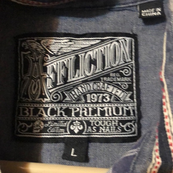 COPY - Affliction button down shirt - Picture 5 of 6